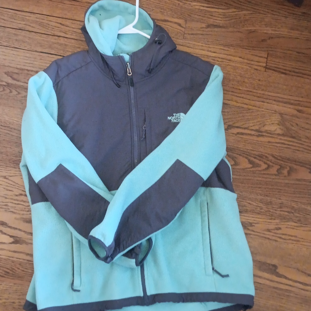 The North Face Teal and Dark Gray Jacket
